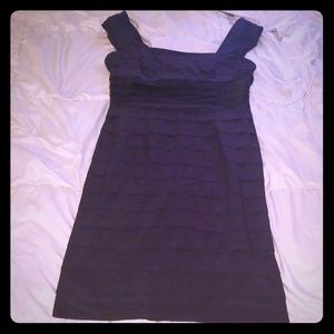 Navy blue cocktail dress